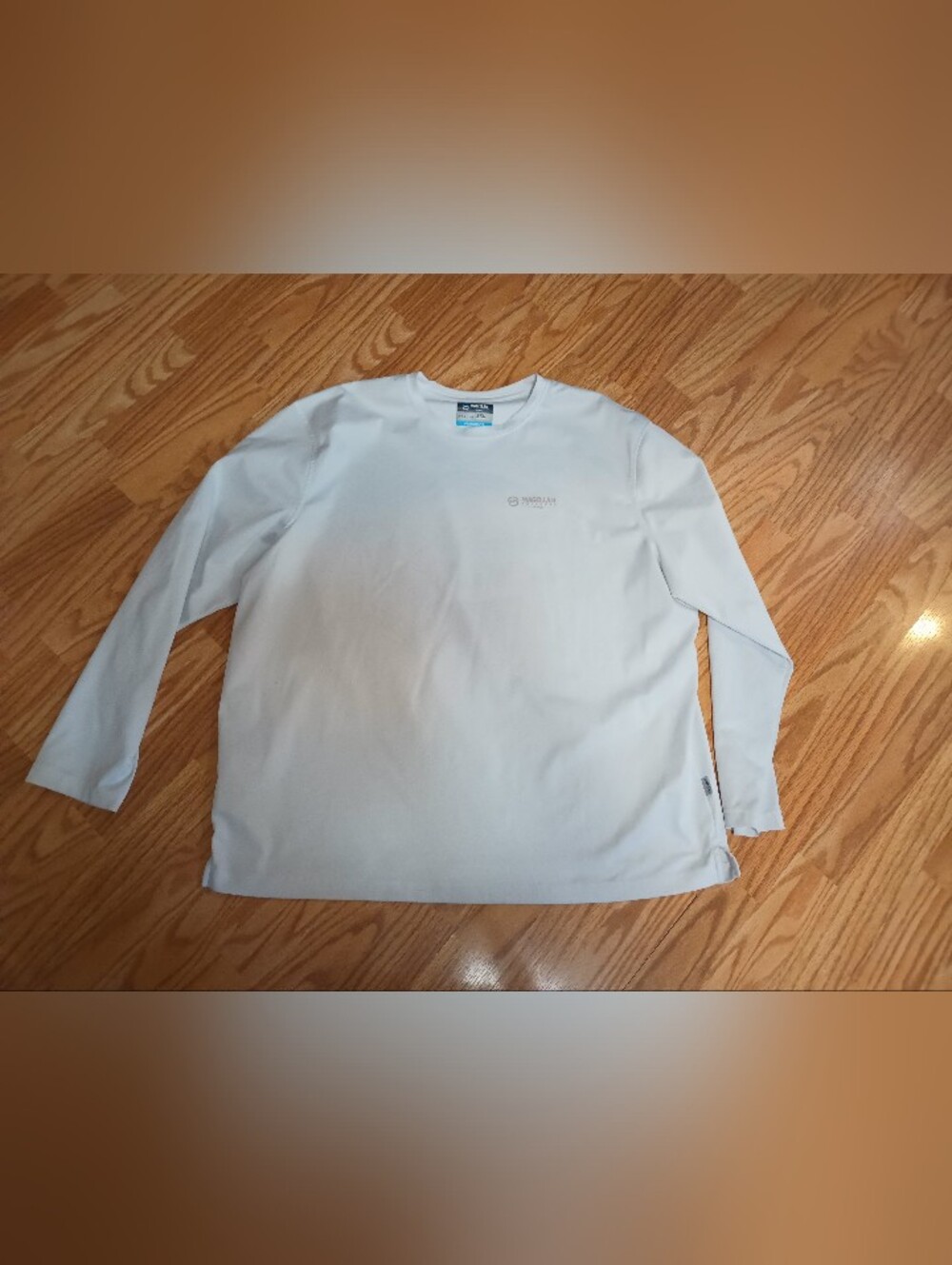 Magellan Outdoors Pro LS Graphic Fishing Tee. White. Men's 2X